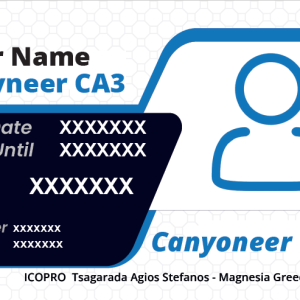 Canyoneer CA3 CARD back