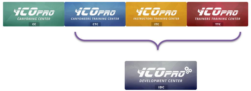 The 4 statuses of affiliated centers